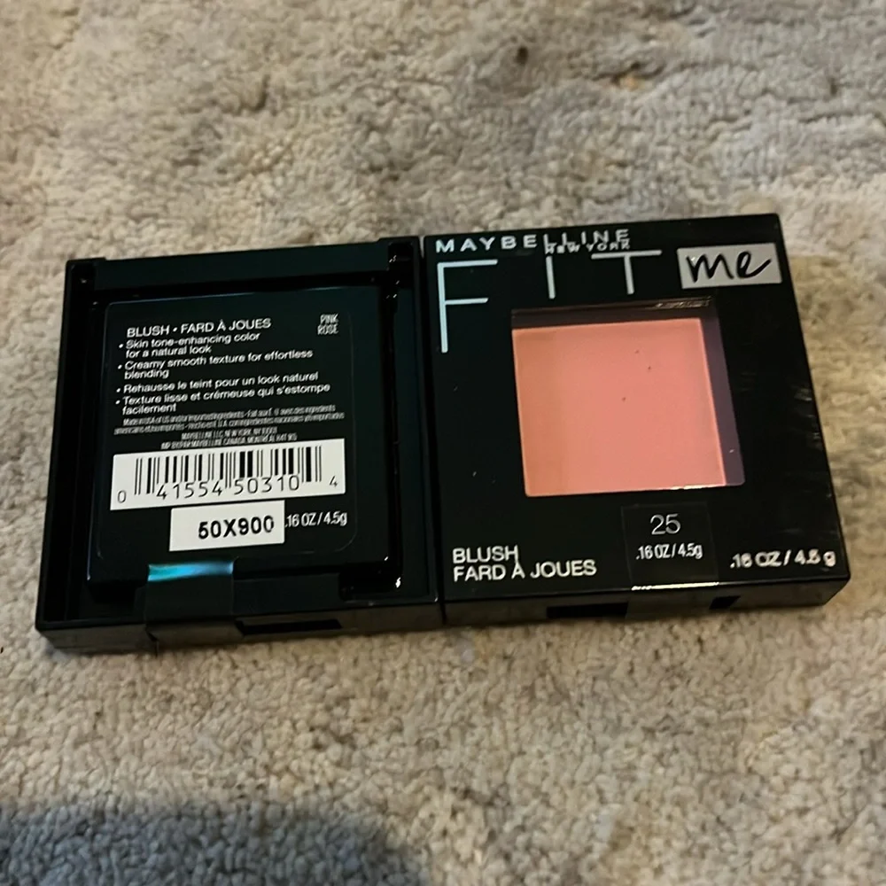 NWT Maybelline Fit Me Blush 25 Pink Rose - Picture 2 of 5